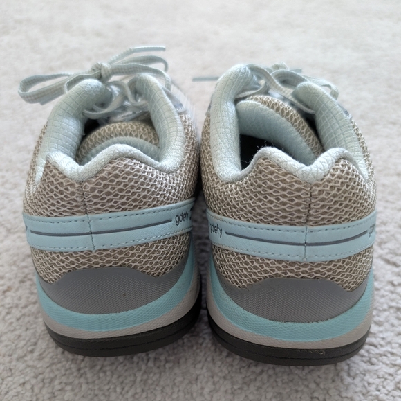 Gravity Defyer Womens Size 7 Gdefy Mighty Walk Shoes Versoshock Gray Blue Aqua - Picture 3 of 11